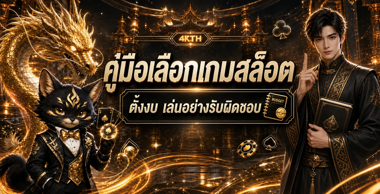 4KTH คู่มือเลือกเกมสล็อต ตั้งงบ และเล่นอย่างรับผิดชอบ